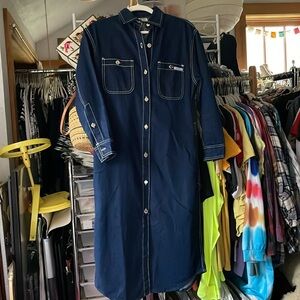 70s GITANO DENIM DRESS
